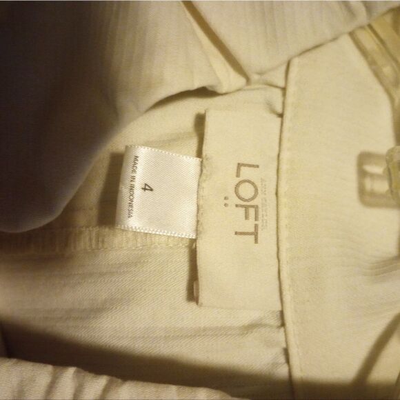 Loft ribbed high collar blazer/top half sleeve with buckle accent - Picture 4 of 11